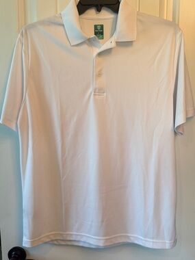 Pro Tour Men's White Performance UPF Protection AirPlay golf Polo